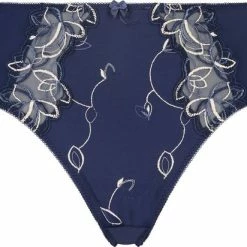 Hunkemöller Dames Lingerie Hoge Slip Diva - Blauw - Maat S