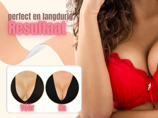 Merkloos Fairy Sister Boob Tape - Boobtape - Fashion Tape - BH Tape - Plak BH - 5 Meter - Zwart 3 Merkloos Fairy Sister Boob Tape - Boobtape - Fashion Tape - BH Tape - Plak BH - 5 Meter - Zwart - Afbeelding 3