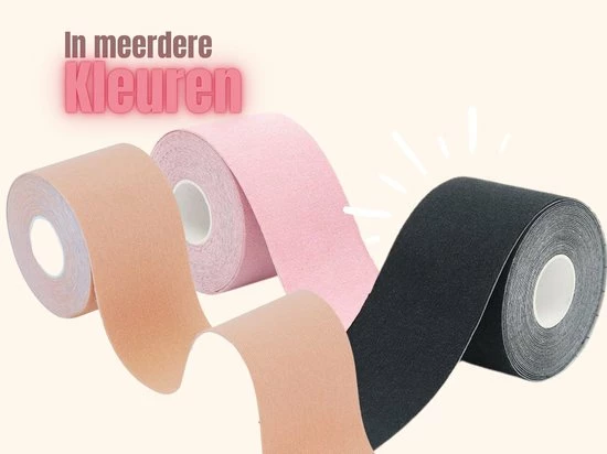Merkloos Fairy Sister Boob Tape - Boobtape - Fashion Tape - BH Tape - Plak BH - 5 Meter - Zwart 9 Merkloos Fairy Sister Boob Tape - Boobtape - Fashion Tape - BH Tape - Plak BH - 5 Meter - Zwart - Afbeelding 9