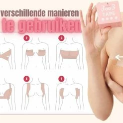 Merkloos Fairy Sister Boob Tape - Boobtape - Fashion Tape - BH Tape - Plak BH - 5 Meter - Zwart 16 Merkloos Fairy Sister Boob Tape - Boobtape - Fashion Tape - BH Tape - Plak BH - 5 Meter - Zwart -Lingerie-Dames-Badmode Winkel 550x413 2