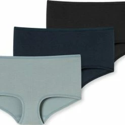 Schiesser 95/5 Organic 3PACK Shorts Dames Onderbroek - Maat L