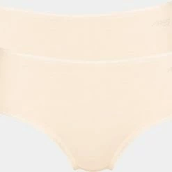 Sloggi Dames Basic Midi GO Organische Slip 2-pack - Creme - L -Lingerie-Dames-Badmode Winkel 550x424 1