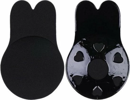 KELERINO. Plak BH Push Up - Onzichtbaar, Herbruikbaar En Liftend Zwart - Cup C / D Multipack Plakbeha C /D 1 KELERINO. Plak BH Push Up - Onzichtbaar, Herbruikbaar En Liftend Zwart - Cup C / D Multipack Plakbeha C /D