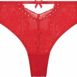 Hunkemöller Dames Lingerie Brazilian Oceana - Rood - Maat M