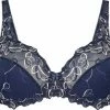 Hunkemöller Dames Lingerie Niet-voorgevormde Beugel Bh Diva - Blauw - Maat F85