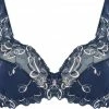 Hunkemöller Dames Lingerie Niet-voorgevormde Beugel Bh Diva - Blauw - Maat F95