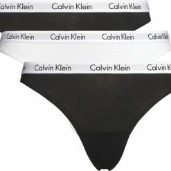 Calvin Klein 3-pack String Dames - Zwart, Wit - Maat L -Lingerie-Dames-Badmode Winkel 550x454 9