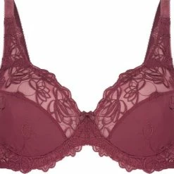 Hunkemöller Dames Lingerie Niet-voorgevormde Beugel Bh Diva - Rood - Maat C95