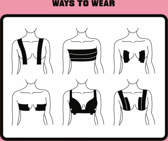 Litchy Boob Tape - Boobtape - Fashion Tape - BH Tape - 5 Meter - Wood 4 Litchy Boob Tape - Boobtape - Fashion Tape - BH Tape - 5 Meter - Wood - Afbeelding 4