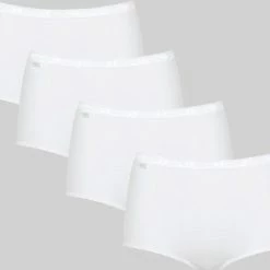 Sloggi Basic+ Dames Maxi Slip - 4-pack - Wit - Maat 54 -Lingerie-Dames-Badmode Winkel 550x470 8