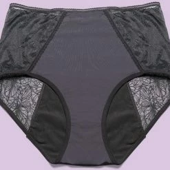 Cheeky Wipes Menstruatie Ondergoed - Feeling Fearless - Slip - Extra Absorptie - Maat 38-40 - Zwart