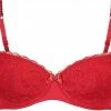 Hunkemöller Dames Lingerie Voorgevormde Beugel Bh Maya - Rood - Maat C80