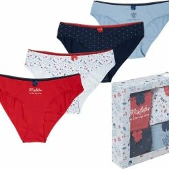 Happy Shorts Dames Kerst Slips Onderbroeken 4-Pack - Maat L -Lingerie-Dames-Badmode Winkel 550x492 1