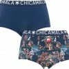 Chicamala Dames 2P Boxershorts Snowwhite Multi - L