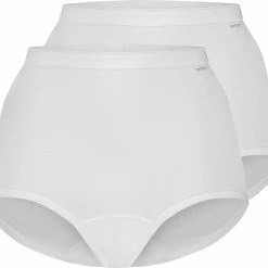 Ten Cate 2-Pack High Waist Dames Slip - Taille - L - Wit