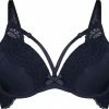 Hunkemöller Dames Lingerie Voorgevormde Beugel Bh Georgia - Blauw - Maat D90