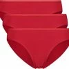 Bamboo Basics - Taille Slips Julia (3-pack) Dames - Rood - XL