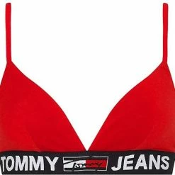 Tommy Hilfiger Dames Tommy Jeans Triangle Rood - M -Lingerie-Dames-Badmode Winkel 550x511 2