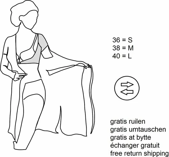 ConfidenceForAll® Dames DryDress Anti Zweet Topje Met Ingenaaide Okselpads - Maat 40 L - Ivoor 7 ConfidenceForAll® Dames DryDress Anti Zweet Topje Met Ingenaaide Okselpads - Maat 40 L - Ivoor - Afbeelding 7