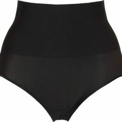 Maidenform Tame Your Tummy Brief Glad Vrouwen Corrigerend Ondergoed - Black - Maat L