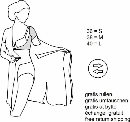 ConfidenceForAll® Dames DryDress Anti Zweet Topje Met Ingenaaide Okselpads - Maat 42 XL - Zwart 7 ConfidenceForAll® Dames DryDress Anti Zweet Topje Met Ingenaaide Okselpads - Maat 42 XL - Zwart - Afbeelding 7