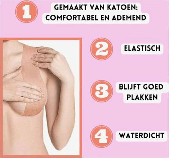 Merkloos Boobtape 2 Merkloos Boobtape - Afbeelding 2