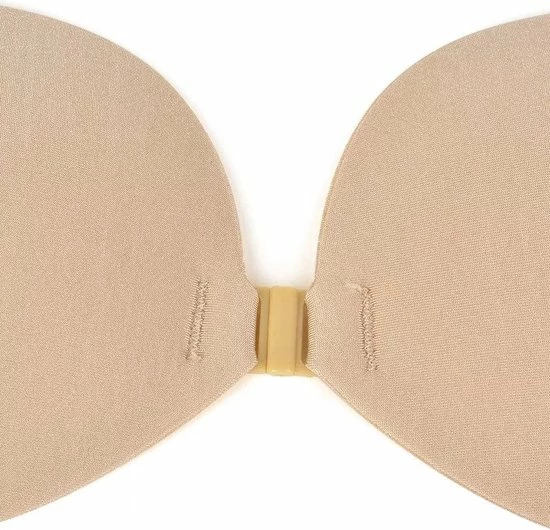 KELERINO. Strapless Plak BH - Vleugels Met Clipsluiting - Push Up - Cup B / Beige 8 KELERINO. Strapless Plak BH - Vleugels Met Clipsluiting - Push Up - Cup B / Beige - Afbeelding 8