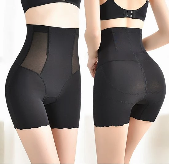 Merkloos Shapewear En Anti Schuurbroekje In één – Corrigerend Ondergoed Met Lange Pijpen – Maat XL – Zwart 4 Merkloos Shapewear En Anti Schuurbroekje In één – Corrigerend Ondergoed Met Lange Pijpen – Maat XL – Zwart - Afbeelding 4