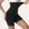 Wow Peach - Lace Shapewear - Seamless - Billen Buik Been - Afslank - Corrigerend Ondergoed - High Waist - Zwart XS/S
