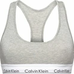 Calvin Klein Modern Cotton Top Dames - Grijs - Maat S