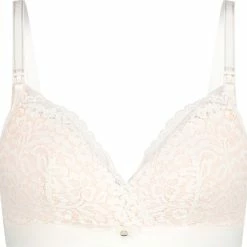 Hunkemöller Dames Lingerie Voorgevormde Voedingsbh Rose - Wit - Maat C80