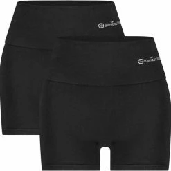 Bamboo Basics - Seamless Light Control Boxershorts Stella (2-pack) Dames - Zwart - L