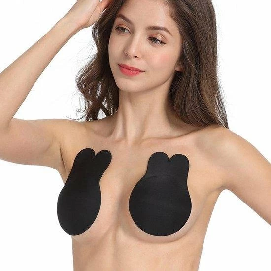 KELERINO. Plak BH Push Up - Onzichtbaar, Herbruikbaar En Liftend Zwart - Cup C / D Multipack Plakbeha C /D 4 KELERINO. Plak BH Push Up - Onzichtbaar, Herbruikbaar En Liftend Zwart - Cup C / D Multipack Plakbeha C /D - Afbeelding 4