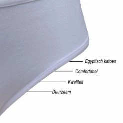 VANILLA - Dames Ondergoed, Dames Slip, Lingerie - 5 Stuks - Egyptisch Katoen - Wit - S -Lingerie-Dames-Badmode Winkel 550x550 120