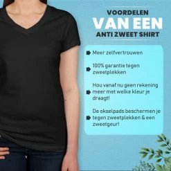 Anti Zweet Shirt - V-Hals – Krexs - Ingenaaide Okselpads – Anti Transpirant – Ondershirt - Zwart - Dames 12 Anti Zweet Shirt - V-Hals – Krexs - Ingenaaide Okselpads – Anti Transpirant – Ondershirt - Zwart - Dames -Lingerie-Dames-Badmode Winkel 550x550 140