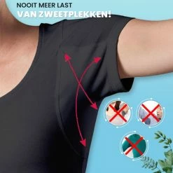 Anti Zweet Shirt - V-Hals – Krexs - Ingenaaide Okselpads – Anti Transpirant – Ondershirt - Zwart - Dames 15 Anti Zweet Shirt - V-Hals – Krexs - Ingenaaide Okselpads – Anti Transpirant – Ondershirt - Zwart - Dames -Lingerie-Dames-Badmode Winkel 550x550 143