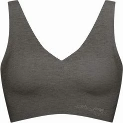 Sloggi ZERO Feel Natural Dames Beha Top - Blackcombination - Maat M