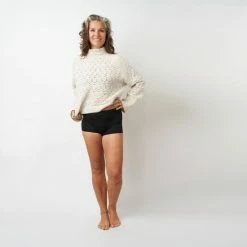 Moodies Period Undies Moodies Undies - Menstruatie- En Incontinentie Ondergoed - Bamboe Boyshort - Heavy/overnight Kruisje - Zwart - Maat M -Lingerie-Dames-Badmode Winkel 550x550 151