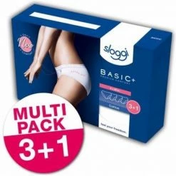 Sloggi Basic+ Dames Mini Slip - 4-pack - Wit - Maat 44 -Lingerie-Dames-Badmode Winkel 550x550 222