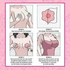 Vivefly Healthcare Mamilla - Tepelbedekkers - Twee Paar - Gratis BH Extender- Harde Tepels - Tepelhoedje - Festival -Lingerie-Dames-Badmode Winkel 550x550 226