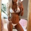 Merkloos Zomer Uitverkoop - Trendy Bikini - Juwelen Bikini's - Bikini - Strandmode - Hippe Bikini - Witte Bikini - Zomermode