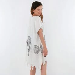 Merkloos Tavas Strandtuniek Mandala One Size Strandponcho Overtop Volwassene Strandmode Beach-dress Sarong Pareo Dress Strandjurk -Lingerie-Dames-Badmode Winkel 550x550 319