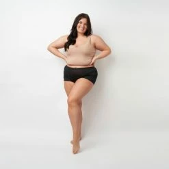 Moodies Period Undies Moodies Undies - Menstruatie- En Incontinentie Ondergoed - Bamboe Boyshort - Heavy/overnight Kruisje - Zwart - Maat XXL -Lingerie-Dames-Badmode Winkel 550x550 357