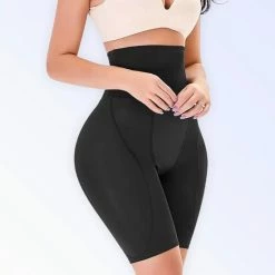 Wow Peach - Heup & Billenlift Met Pads Broekje - High Waist - Corrigerend Ondergoed - Zwart - X-Large -Lingerie-Dames-Badmode Winkel 550x550 368