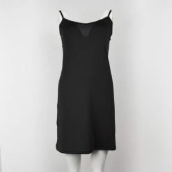 Merkloos J&C Dames Onderjurk Zwart XXL