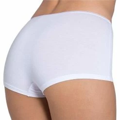 Sloggi Feel Sensational Dames Short - Wit - Maat 38 -Lingerie-Dames-Badmode Winkel 550x550 7
