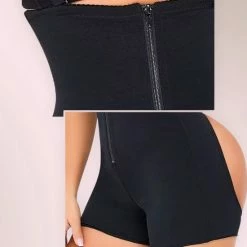 Wow Peach - High Waist Tummy Control Butt Lift String Short - Body Shaper - Waist Support - Corrigerend Ondergoed - Afslank - High Waist - Buttlift - Zwart - Medium 13 Wow Peach - High Waist Tummy Control Butt Lift String Short - Body Shaper - Waist Support - Corrigerend Ondergoed - Afslank - High Waist - Buttlift - Zwart - Medium -Lingerie-Dames-Badmode Winkel 550x550 82