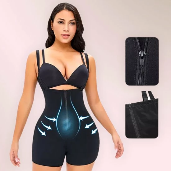 Wow Peach - High Waist Tummy Control Butt Lift String Short - Body Shaper - Waist Support - Corrigerend Ondergoed - Afslank - High Waist - Buttlift - Zwart - Medium 8 Wow Peach - High Waist Tummy Control Butt Lift String Short - Body Shaper - Waist Support - Corrigerend Ondergoed - Afslank - High Waist - Buttlift - Zwart - Medium - Afbeelding 8