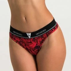 Untouched - String Dames - Opvallende Fotoprint: Roses - Maat: S -Lingerie-Dames-Badmode Winkel 550x551 1