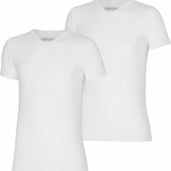 Apollo Bamboo T-shirts | MAAT L | 2-pack Heren T-shirts | Wit